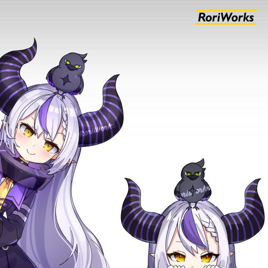 Stiker Intip - Laplus Darknesss