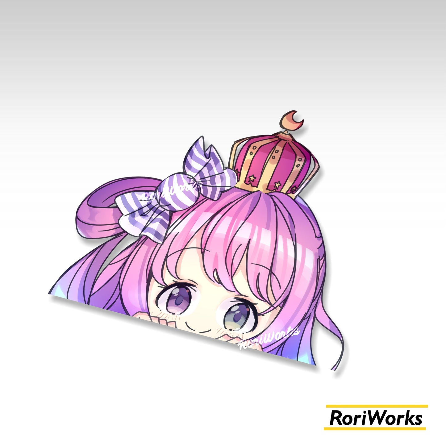 Stiker Intip Luna Himemori | Hololive