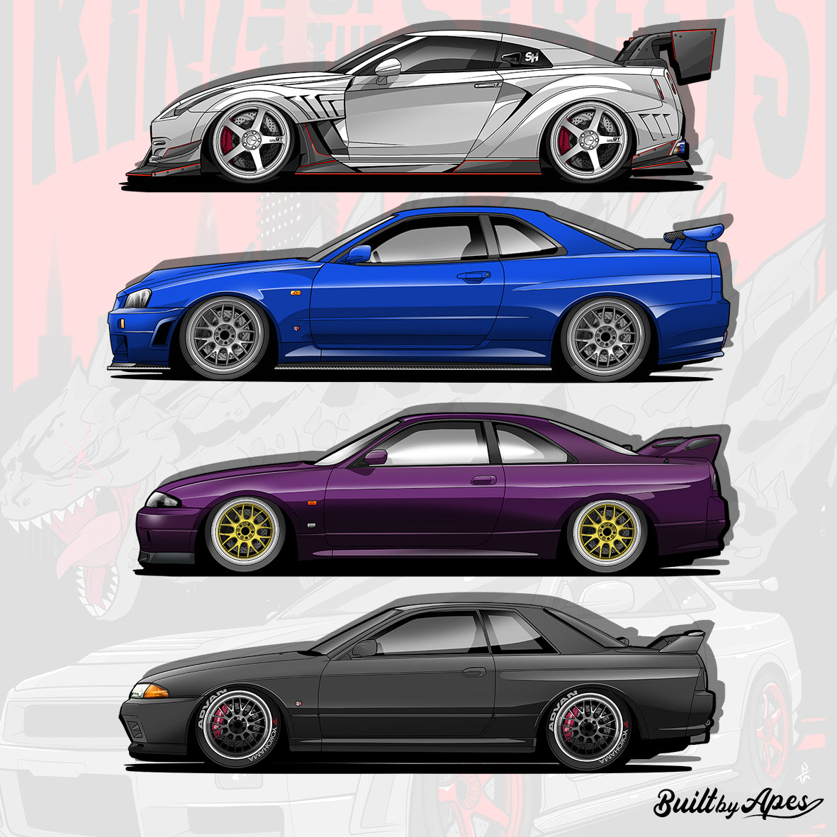 Stiker - Nissan Skyline Bundle