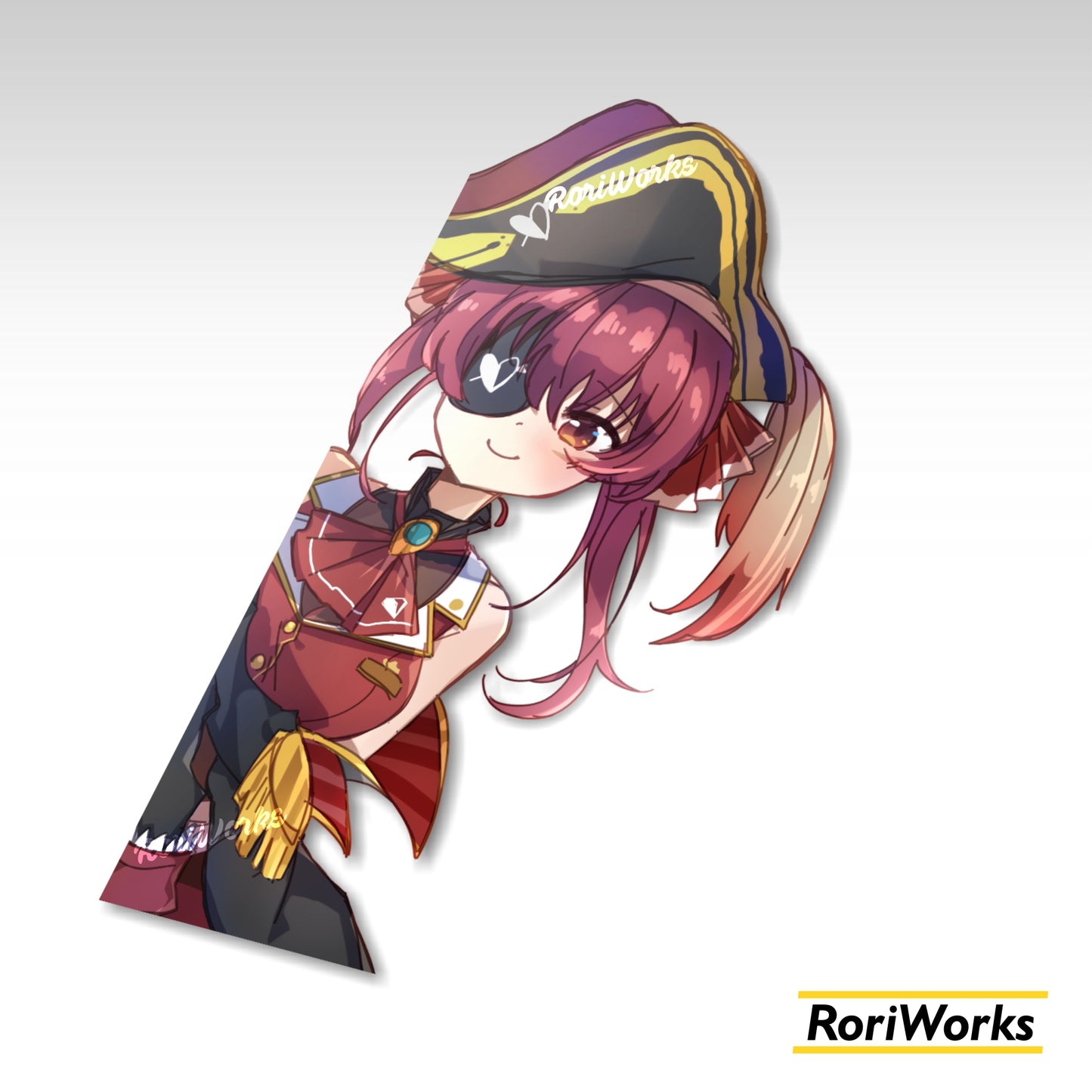 Stiker Intip Marine Houshou | Hololive