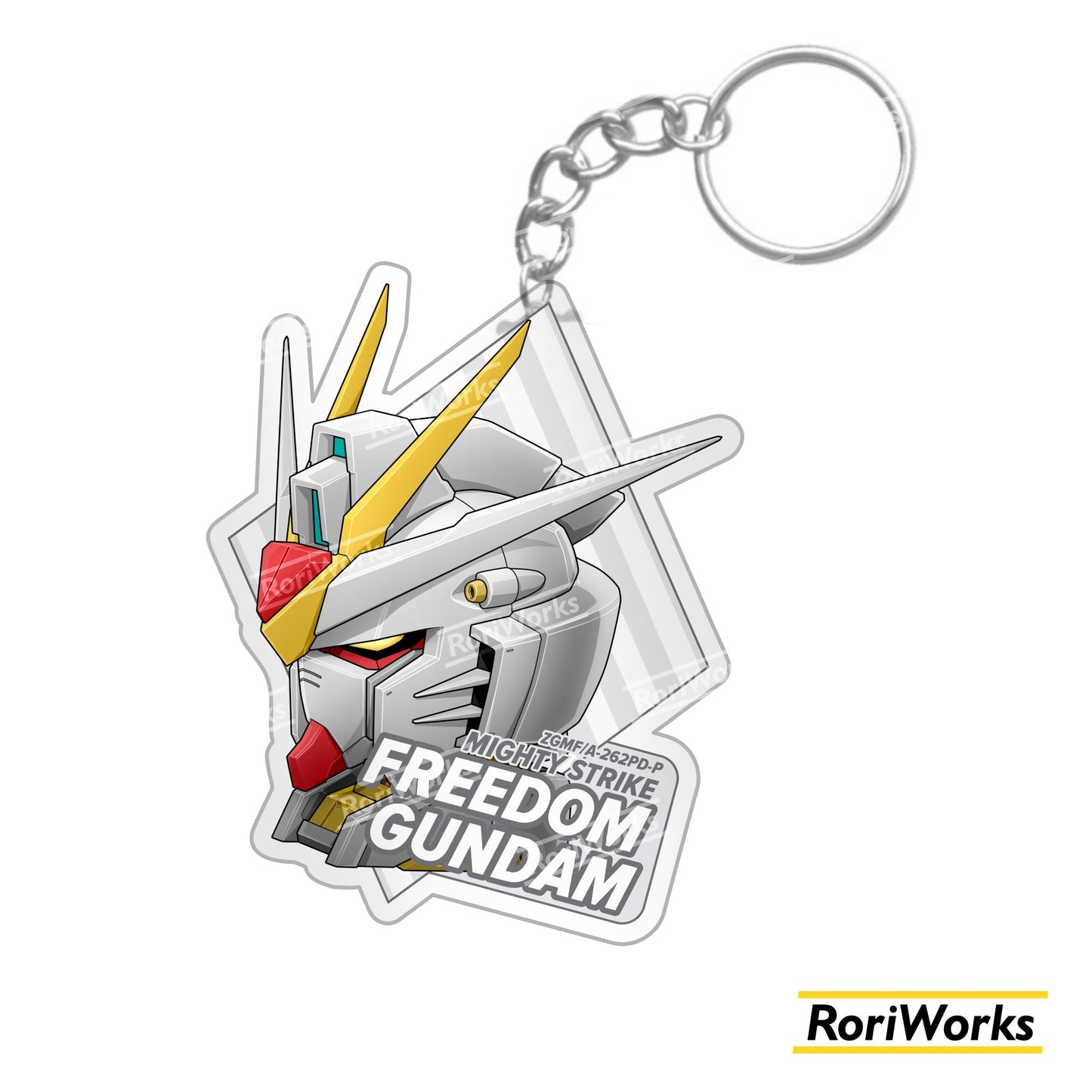 Keychain Mighty Strike Freedom Gundam Head