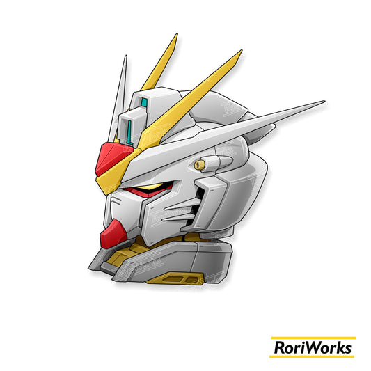 Stiker - Mighty Strike Freedom Gundam Head