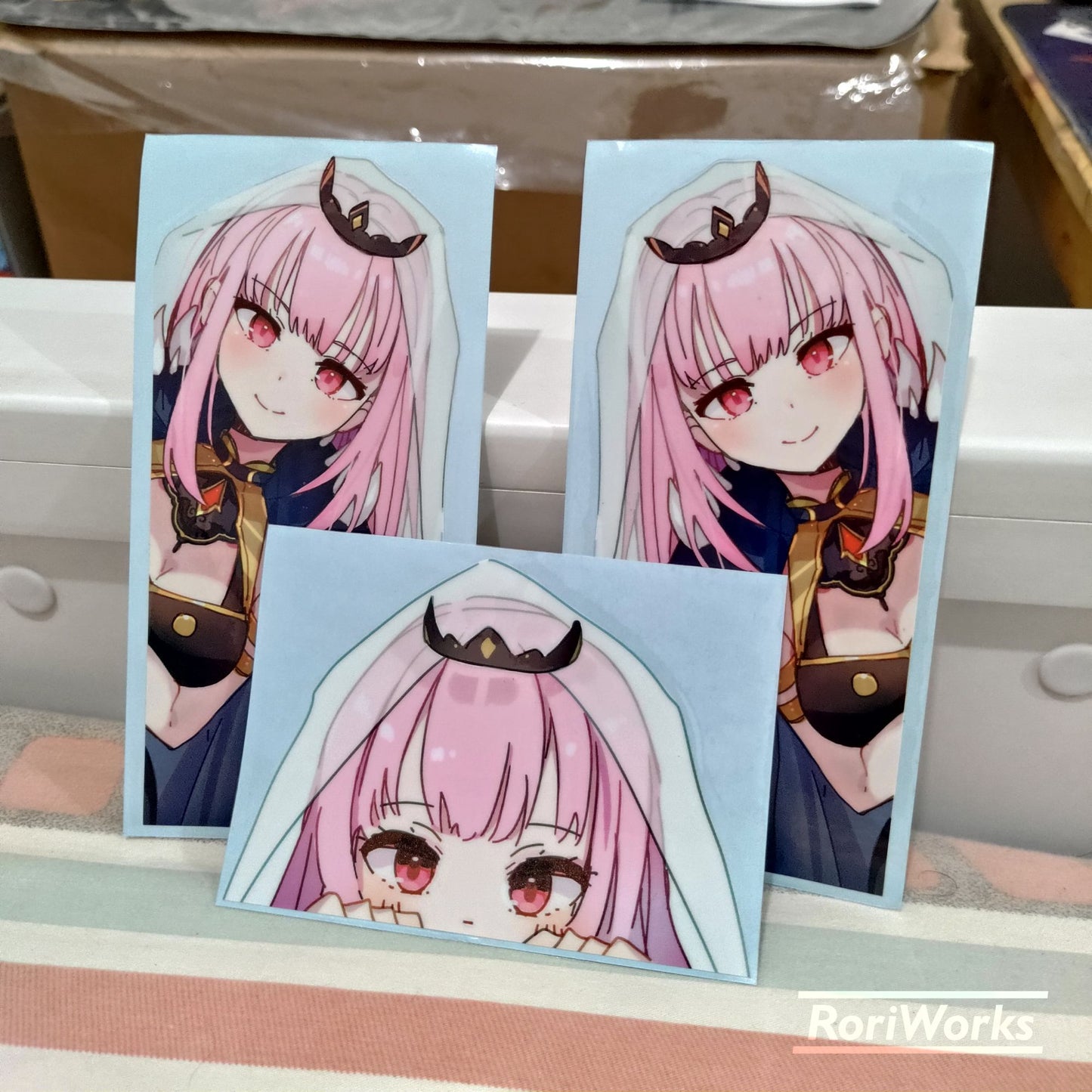 Stiker Intip - Mori Calliope