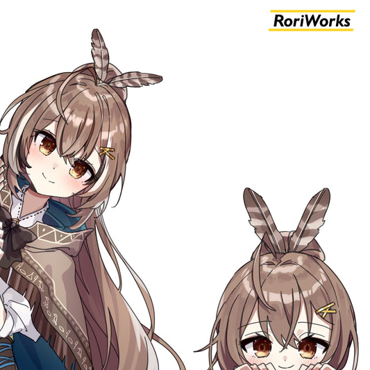 Stiker Intip - Mumei Nanashi