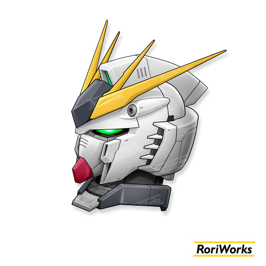 Stiker - ν Gundam Head