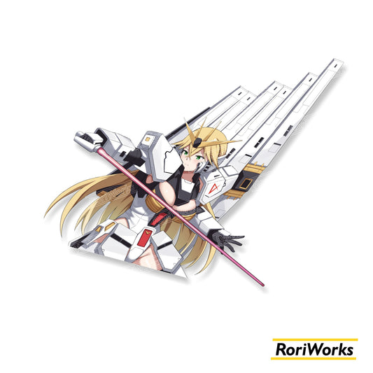 Stiker - ν Gundam Girl