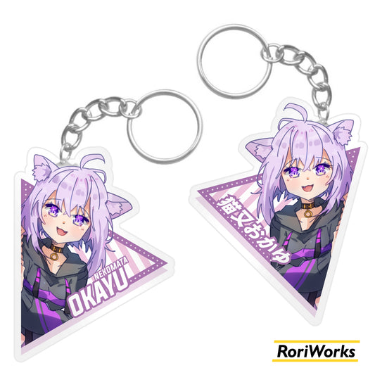 Keychain - Okayu Nekomata