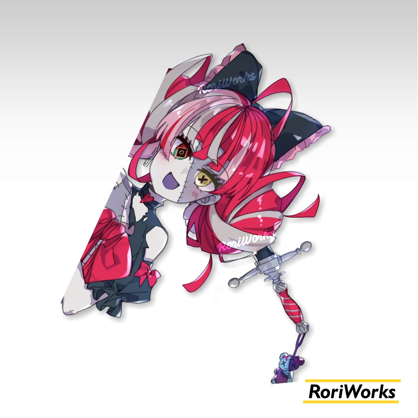 Stiker Intip - Ollie Kureiji