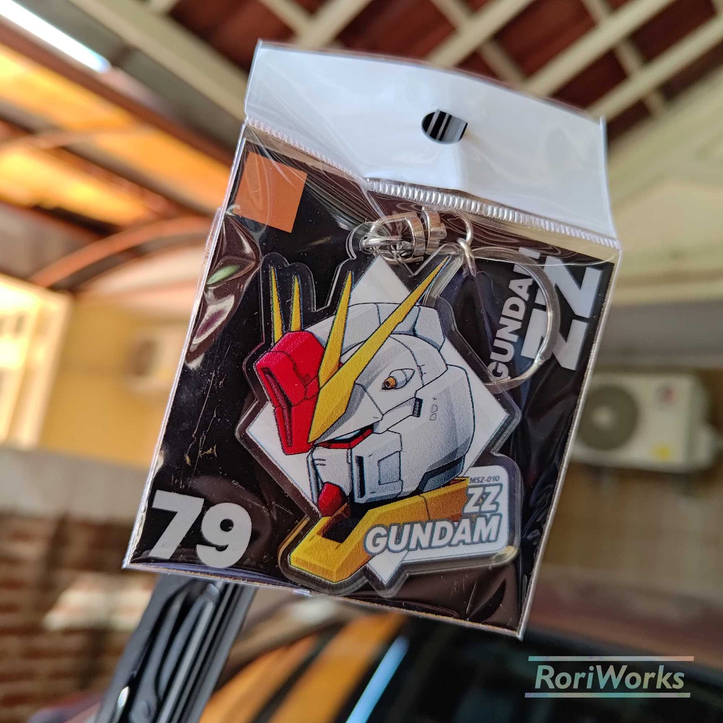 Keychain - ZZ Gundam Head
