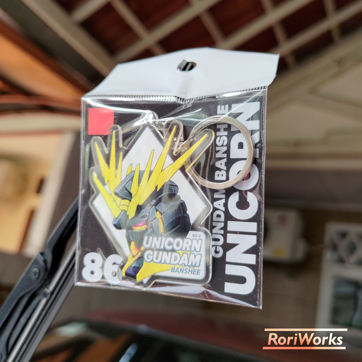 Keychain - Unicorn Gundam Banshee Head