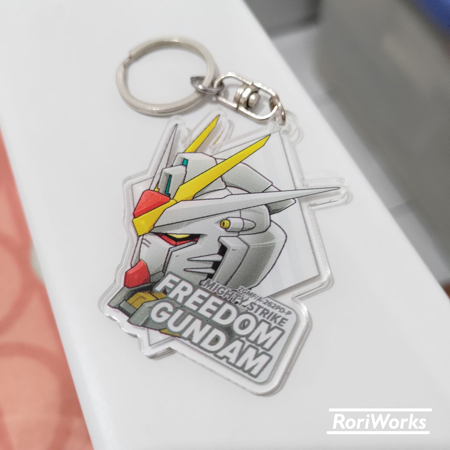 Keychain Mighty Strike Freedom Gundam Head