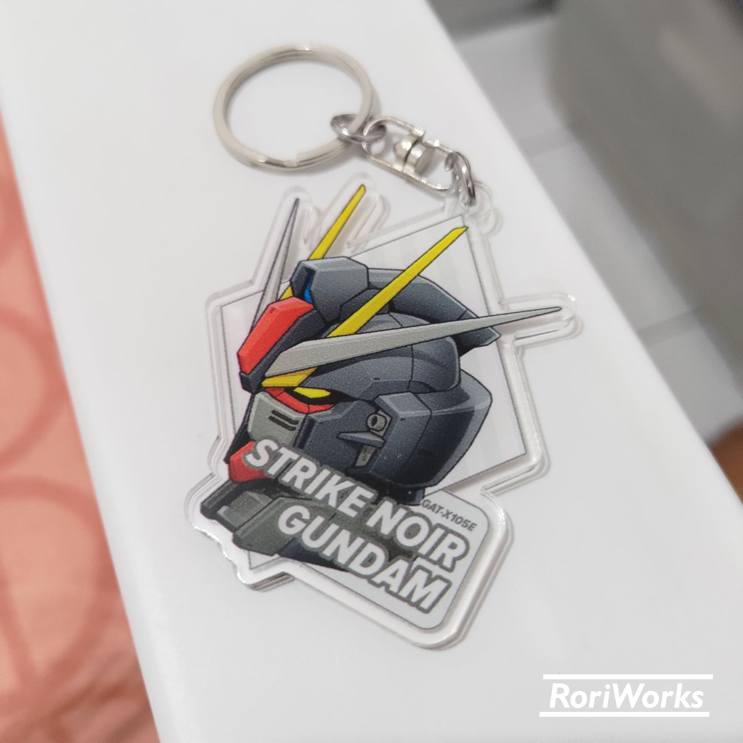 Keychain - Strike Noir Gundam Head