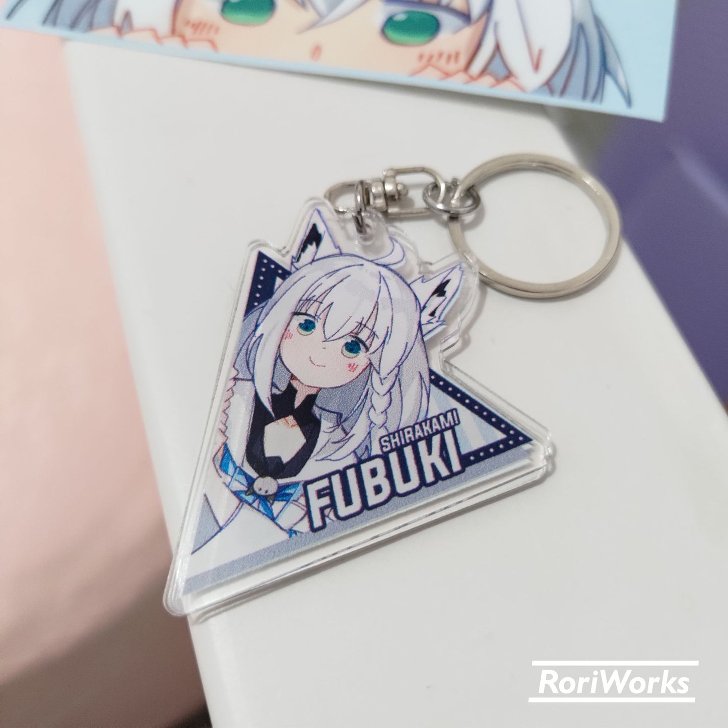 Keychain Fubuki Shirakami | Hololive