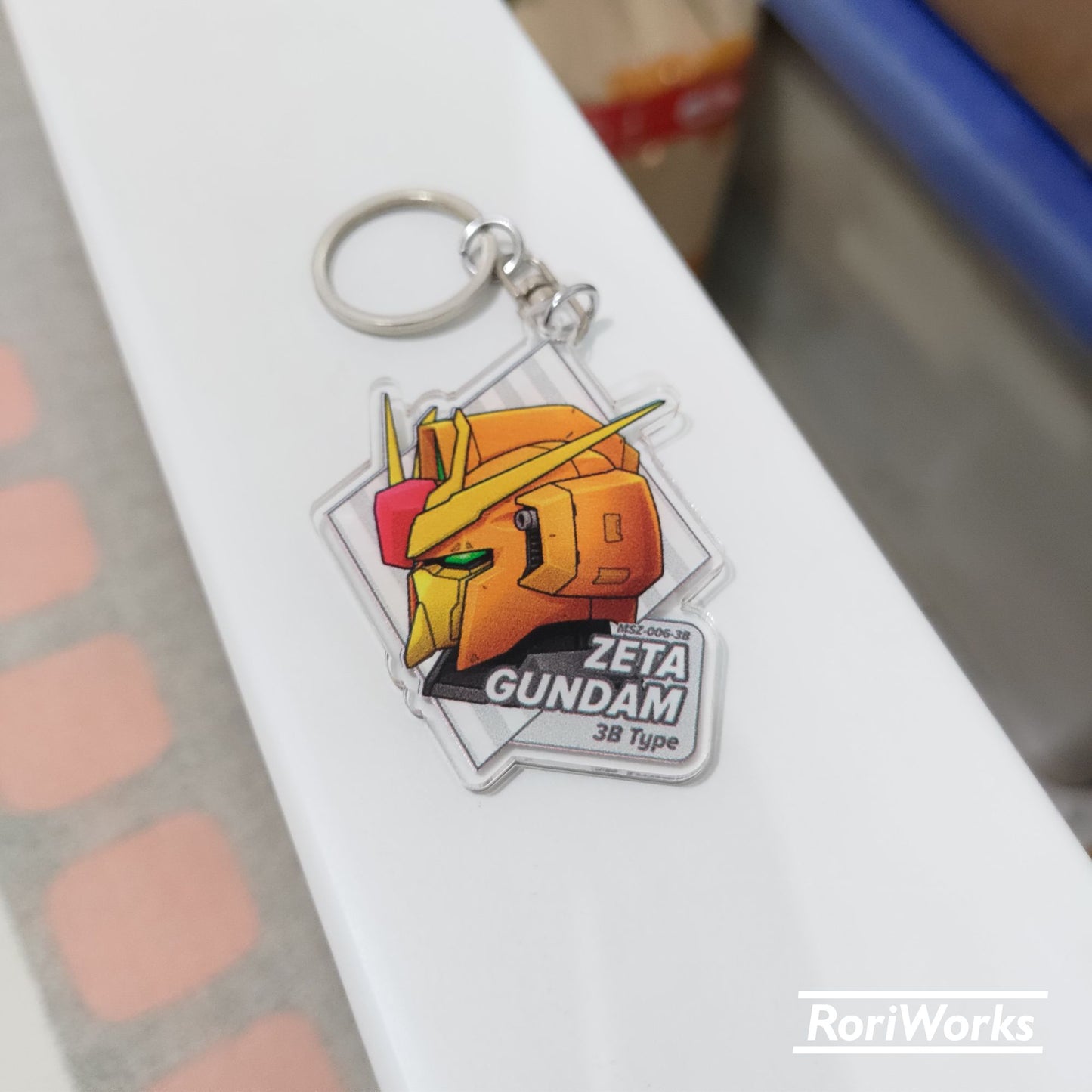 Keychain - Zeta Gundam 3B Head