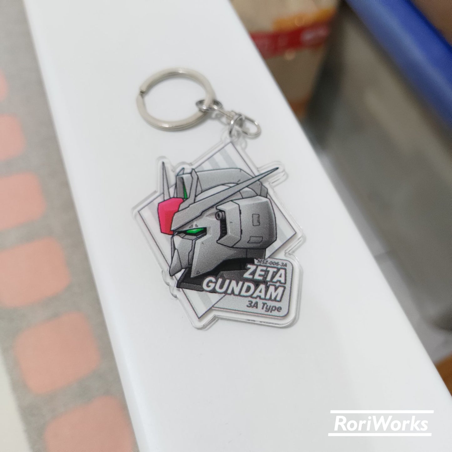 Keychain - Zeta Gundam 3A Head