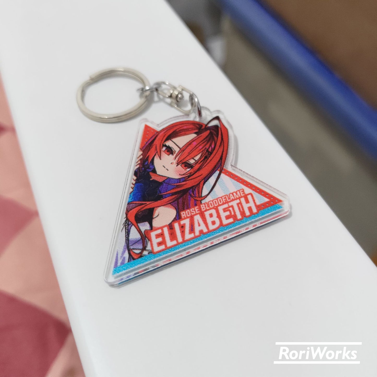 Keychain - Elizabeth Rose Bloodflame