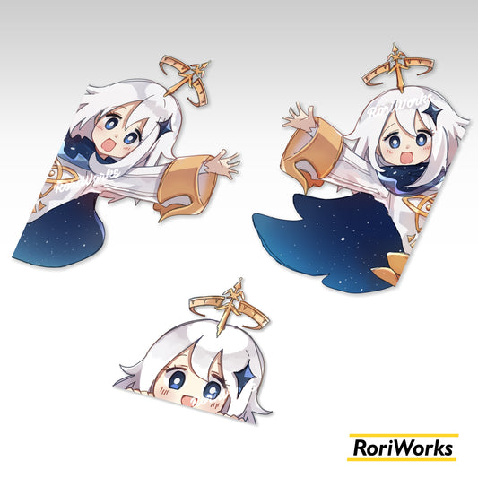 Stiker Intip - Paimon