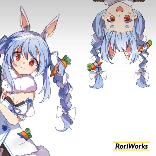 Stiker Intip - Pekora Usada