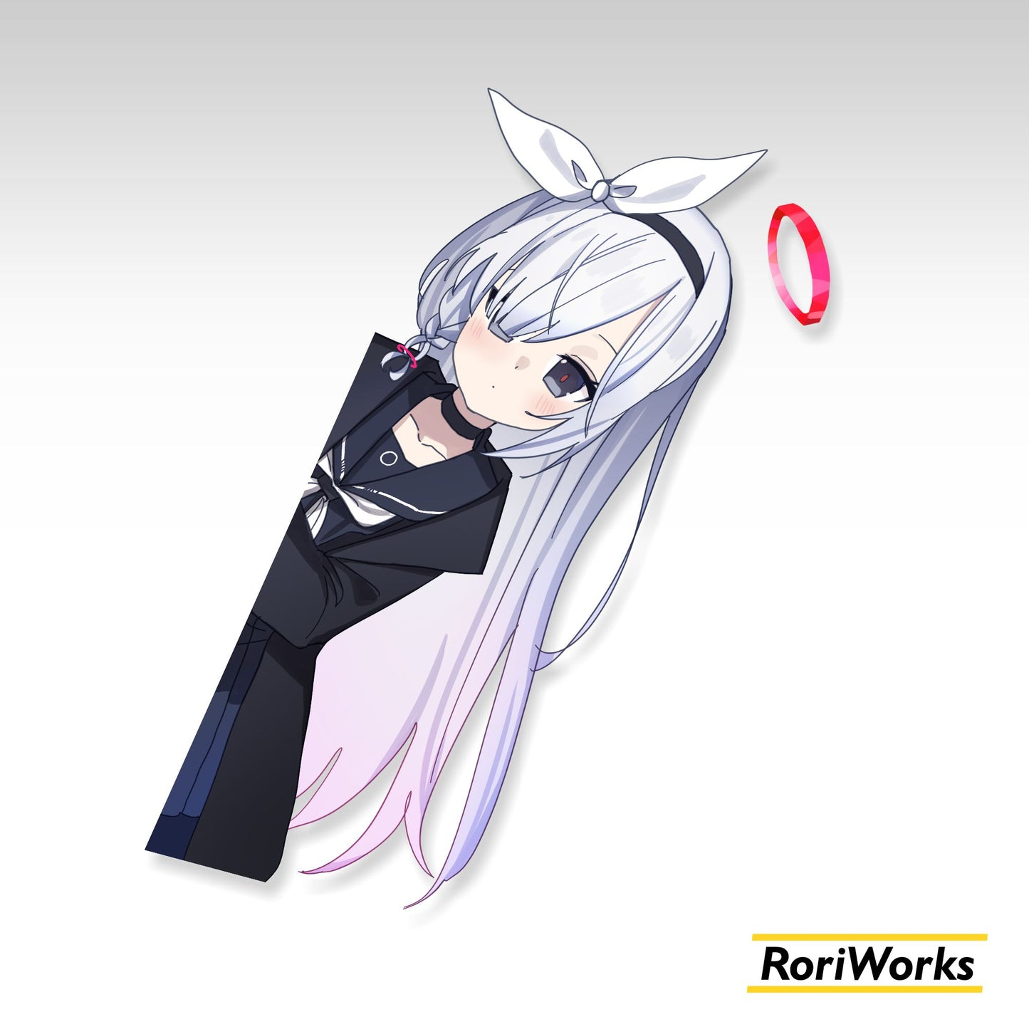 Stiker Intip Plana | Blue Archive
