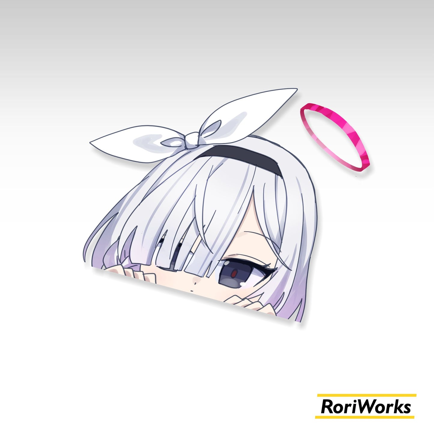 Stiker Intip Plana | Blue Archive