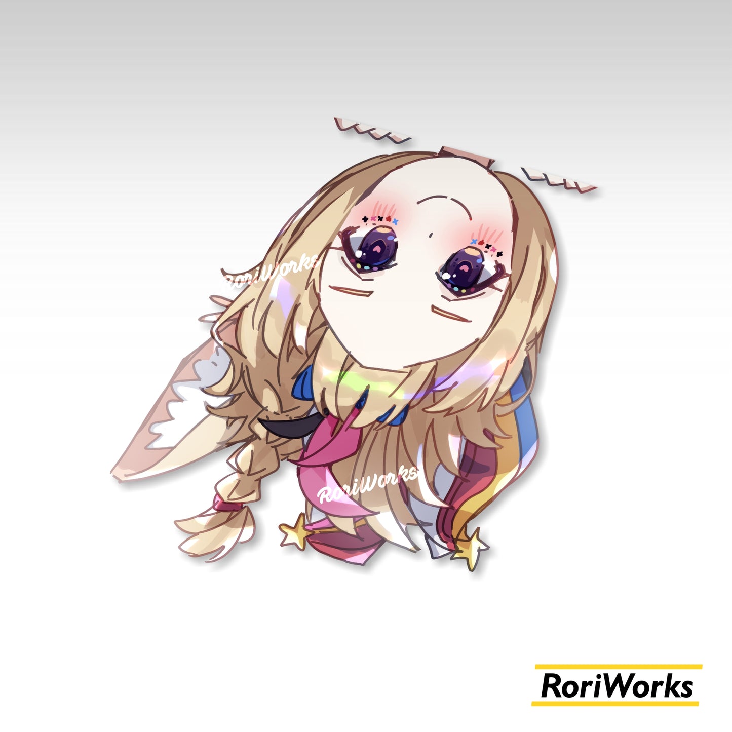 Stiker Intip Polka Omaru | Hololive