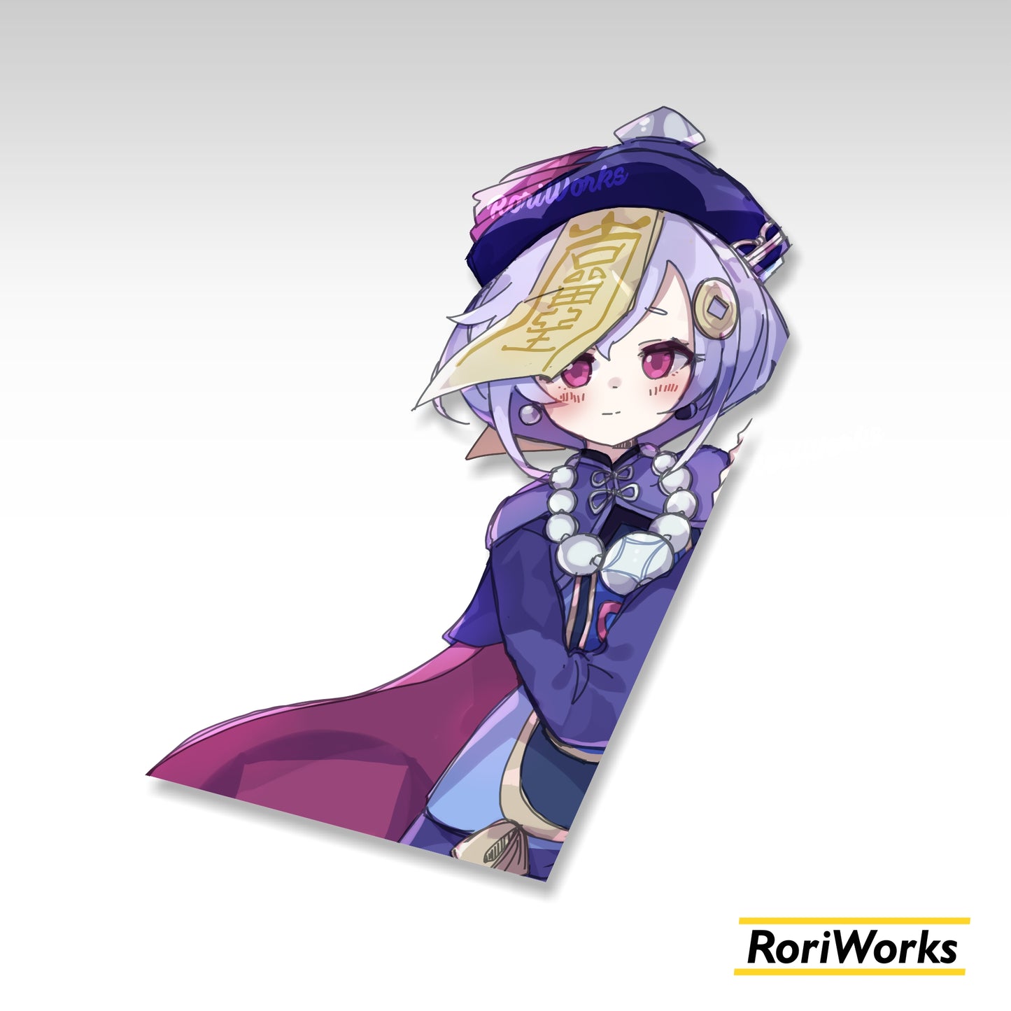 Stiker Intip Qiqi | Genshin Impact