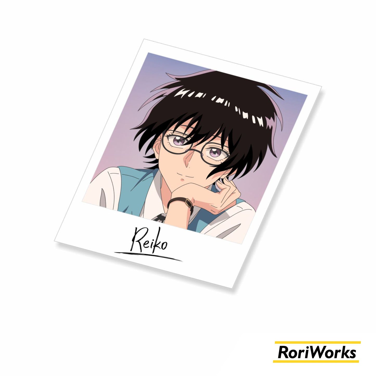 Stiker Polaroid Reiko Kujirai | Kowloon Generic Romance