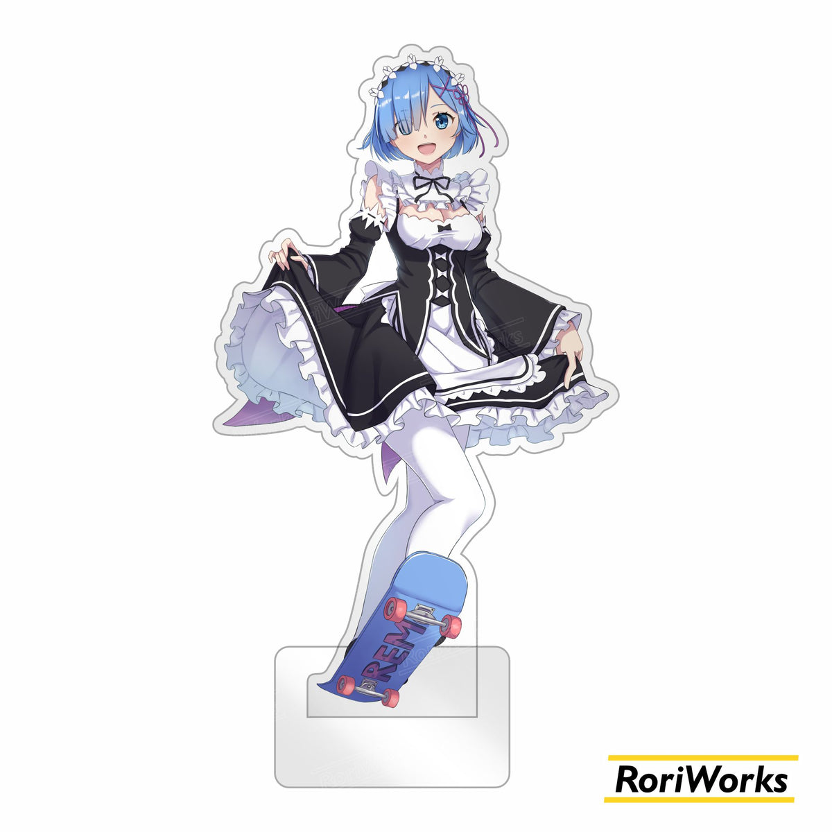 Standee - Rem (Maid on Skate)