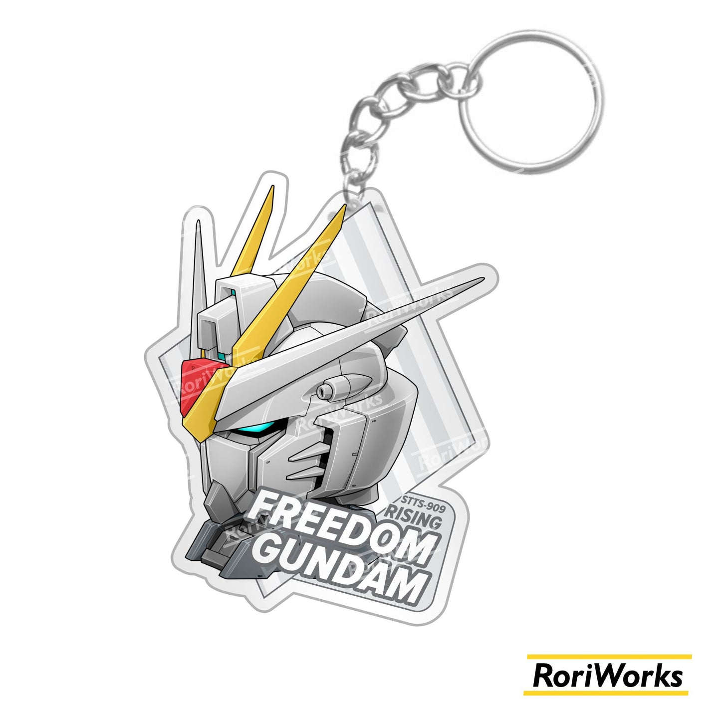 Keychain - Rising Freedom Gundam Head