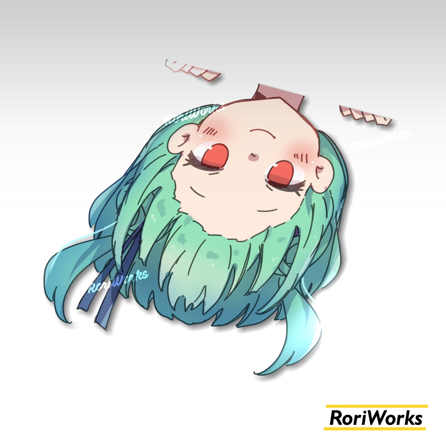 Stiker Intip Rushia Uruha | Hololive