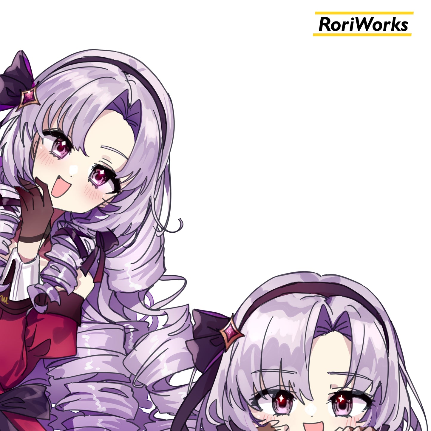 Stiker Intip Salome Hyakumantenbara | Nijisanji