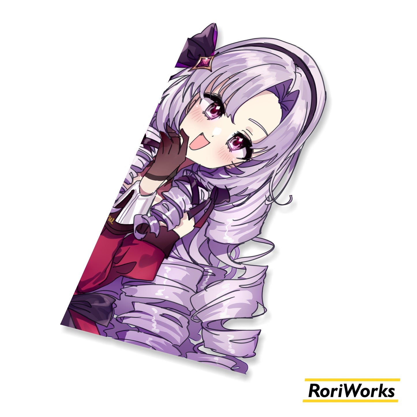 Stiker Intip Salome Hyakumantenbara | Nijisanji