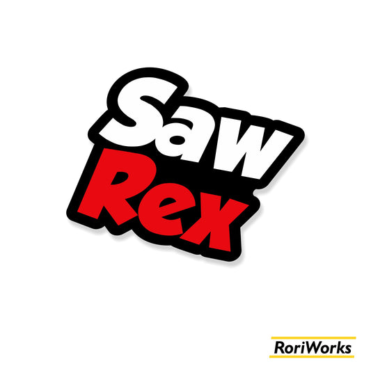 Stiker Lucu - Saw Rex