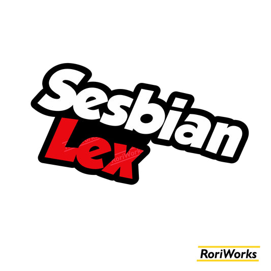 Stiker Lucu - Sesbian Lex