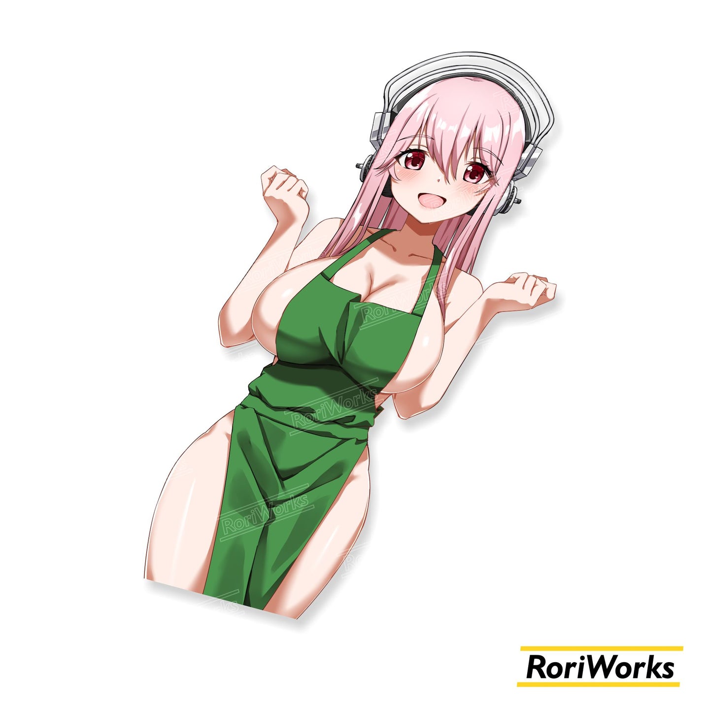Stiker Super Sonico (Boobarista)