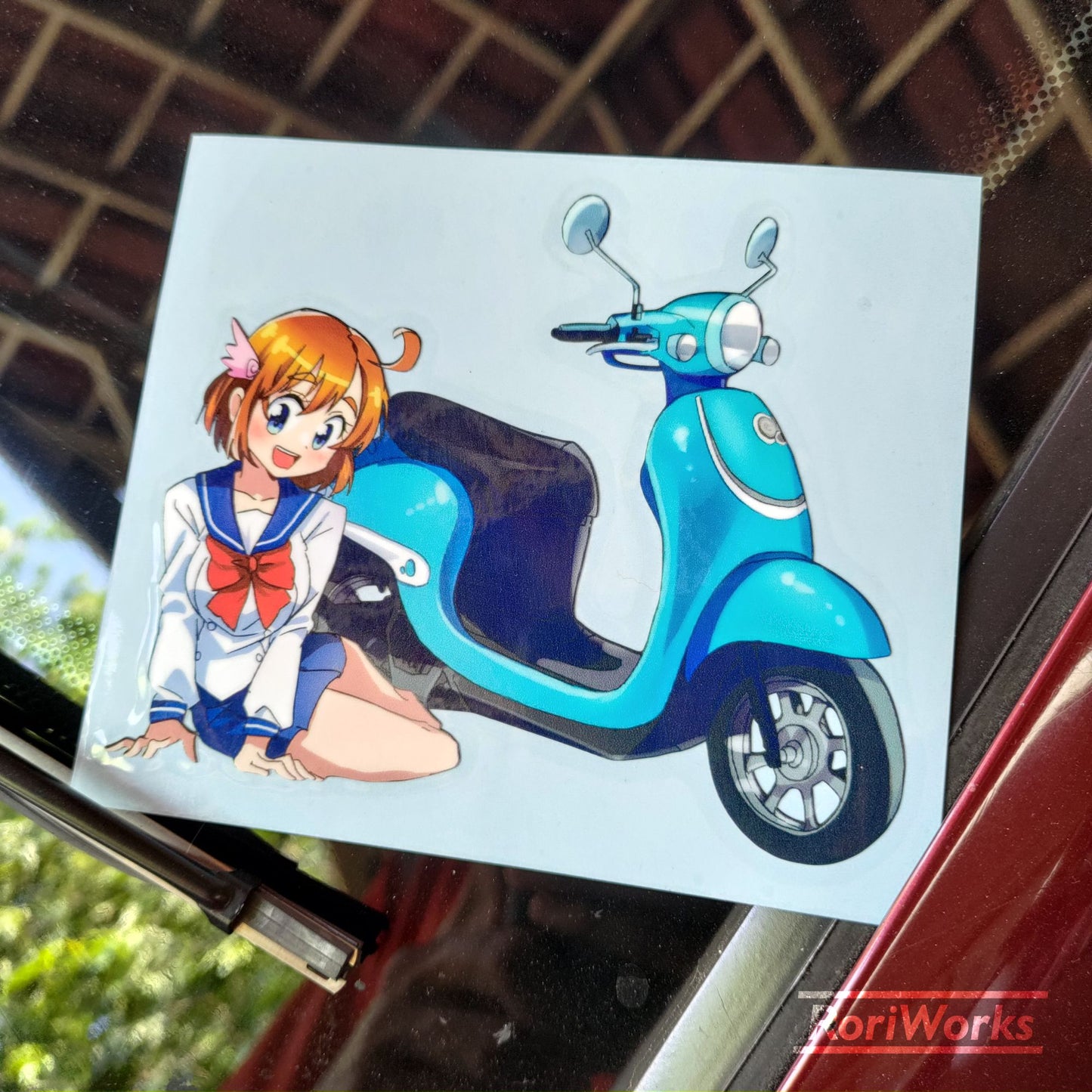 Stiker Hane Sakura (Honda Giorno) | Bakuon!!