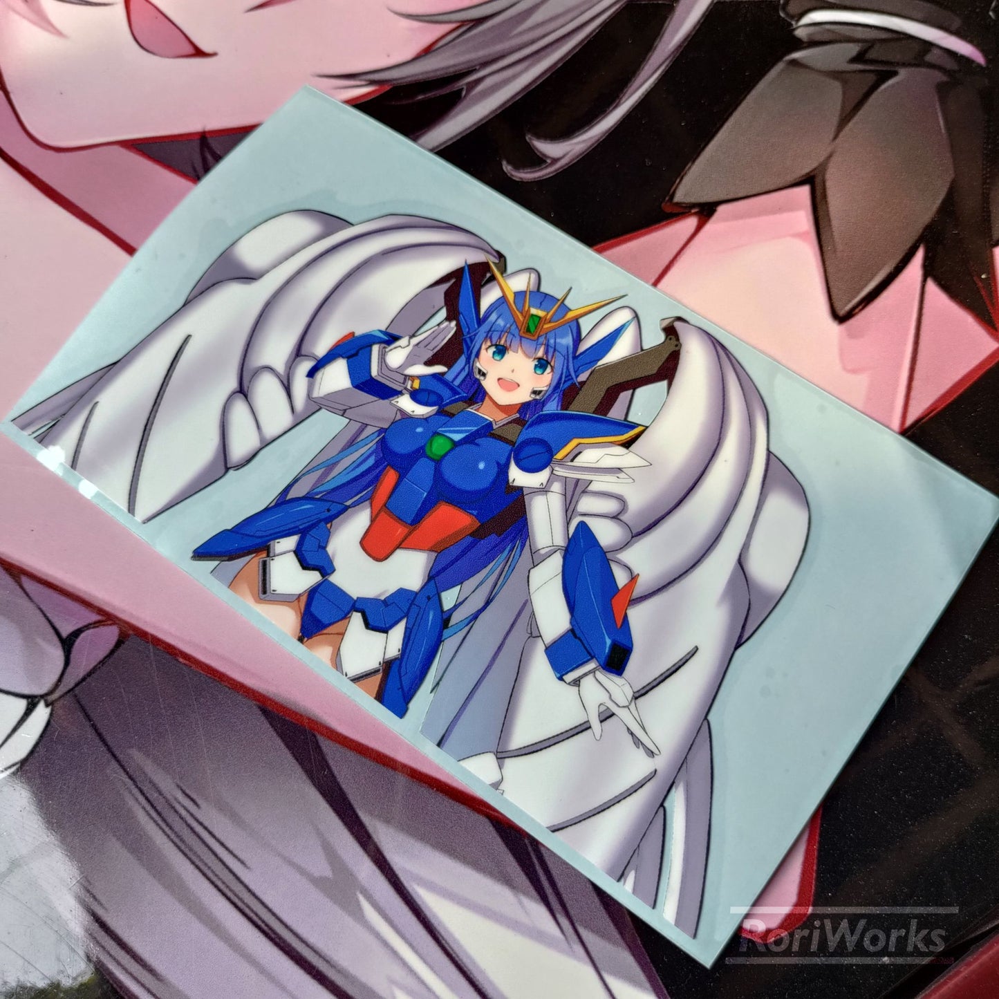 Stiker Wing Gundam Zero EW Girl