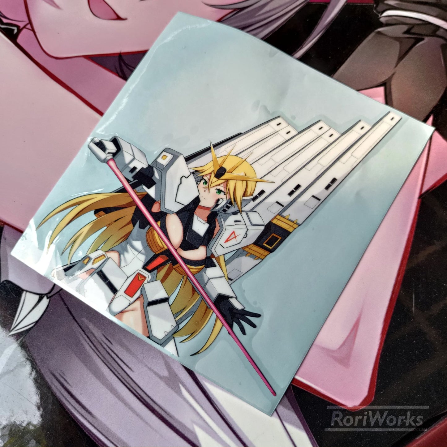 Stiker - ν Gundam (Mecha Musume)