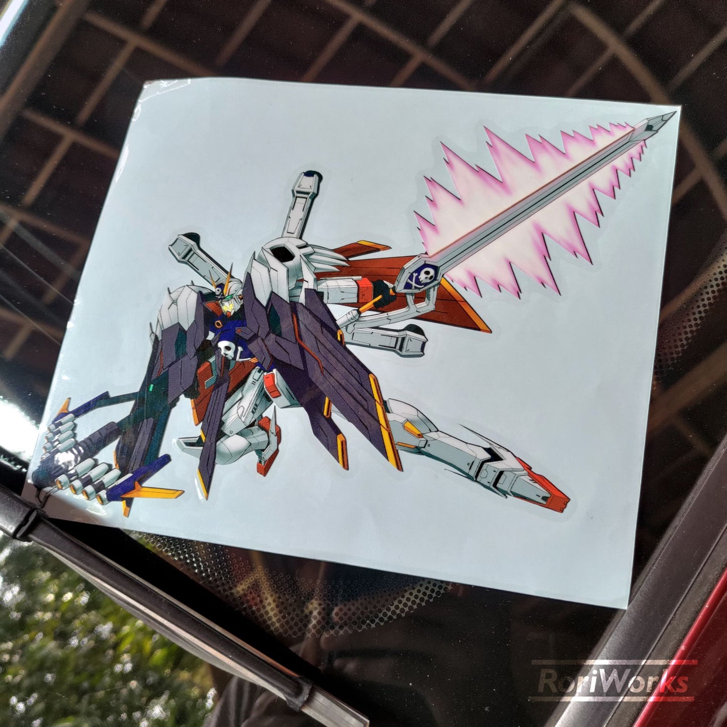 Stiker Crossbone Gundam X1 Full Cloth