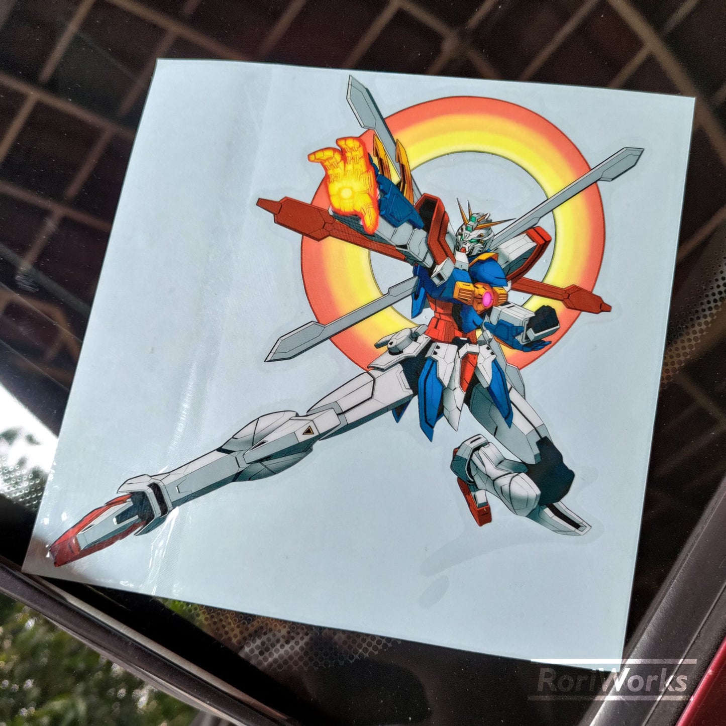 Stiker God Gundam