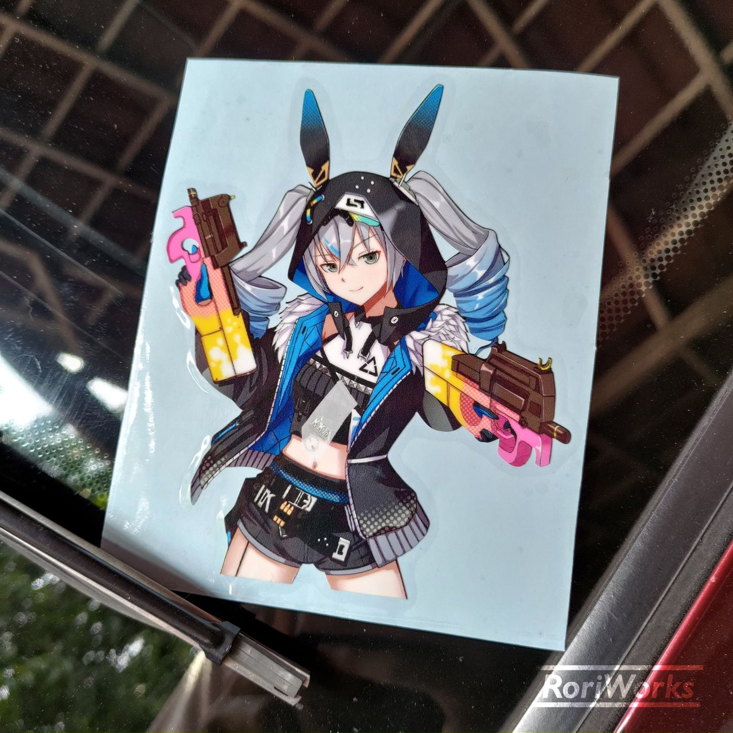 Stiker Bronya Zaychik (Haxxor Bunny) | Honkai Impact 3rd