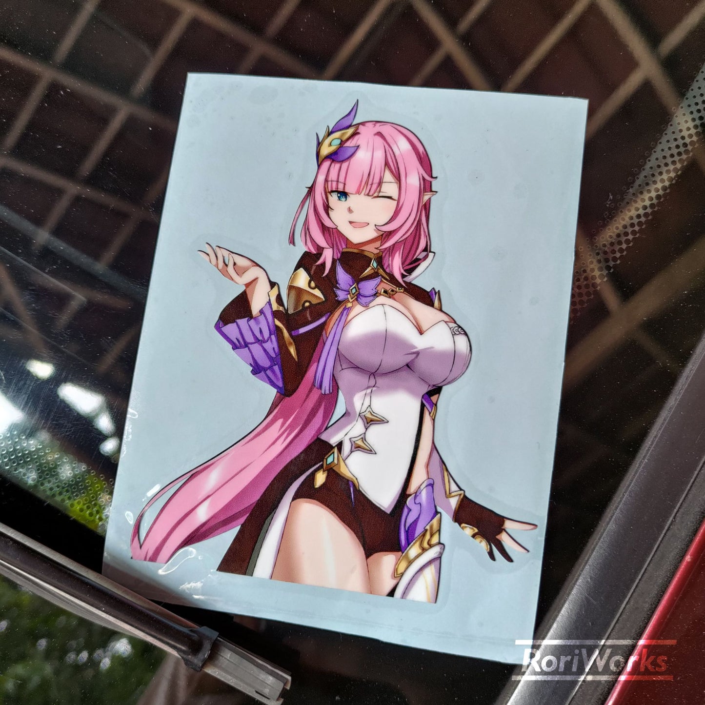 Stiker Elysia (Miss Pink Elf♪) | Honkai Impact 3rd