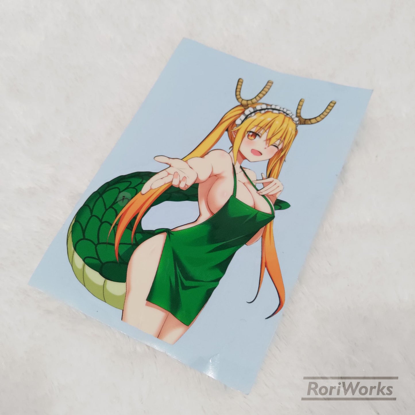 Stiker Tohru (Boobarista) | Maid Dragon