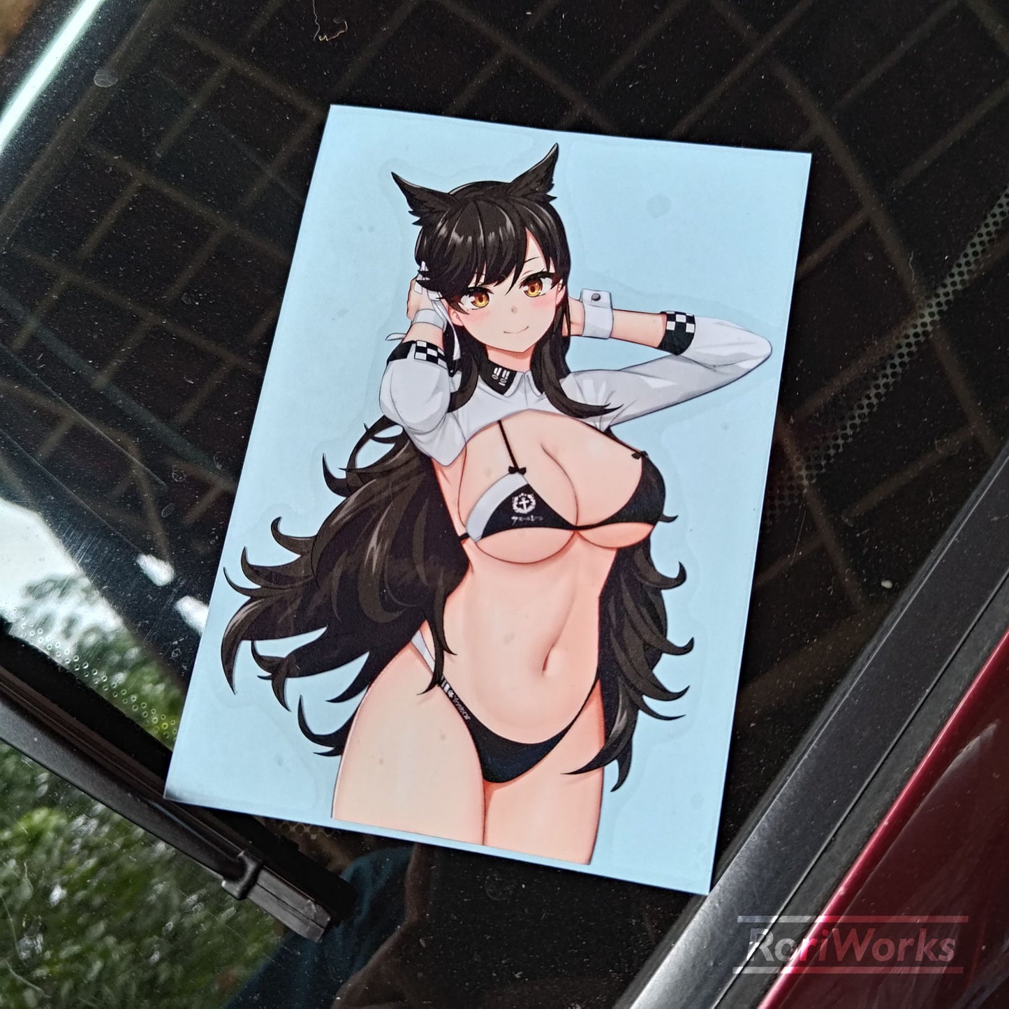 Stiker Atago (Race Queen 2.0) | Azur Lane