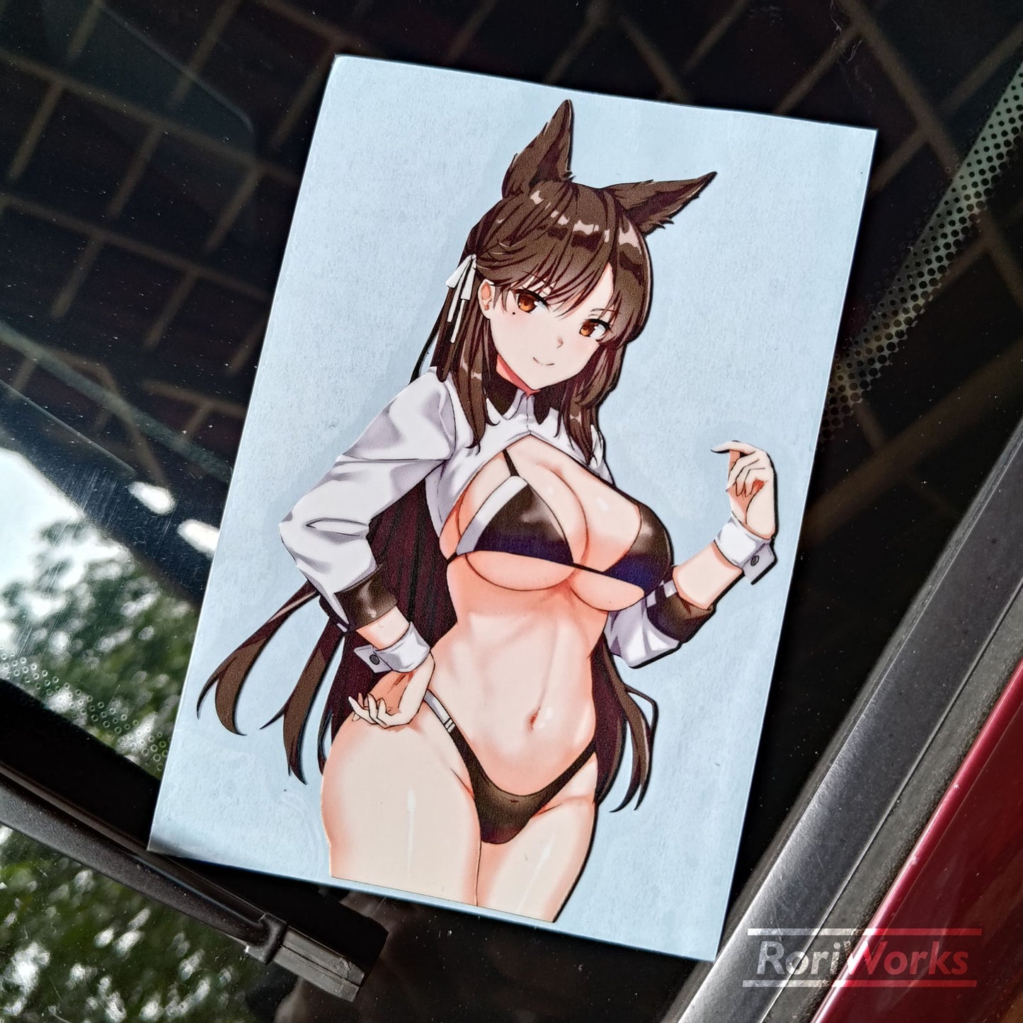 Stiker Atago (Race Queen) | Azur Lane