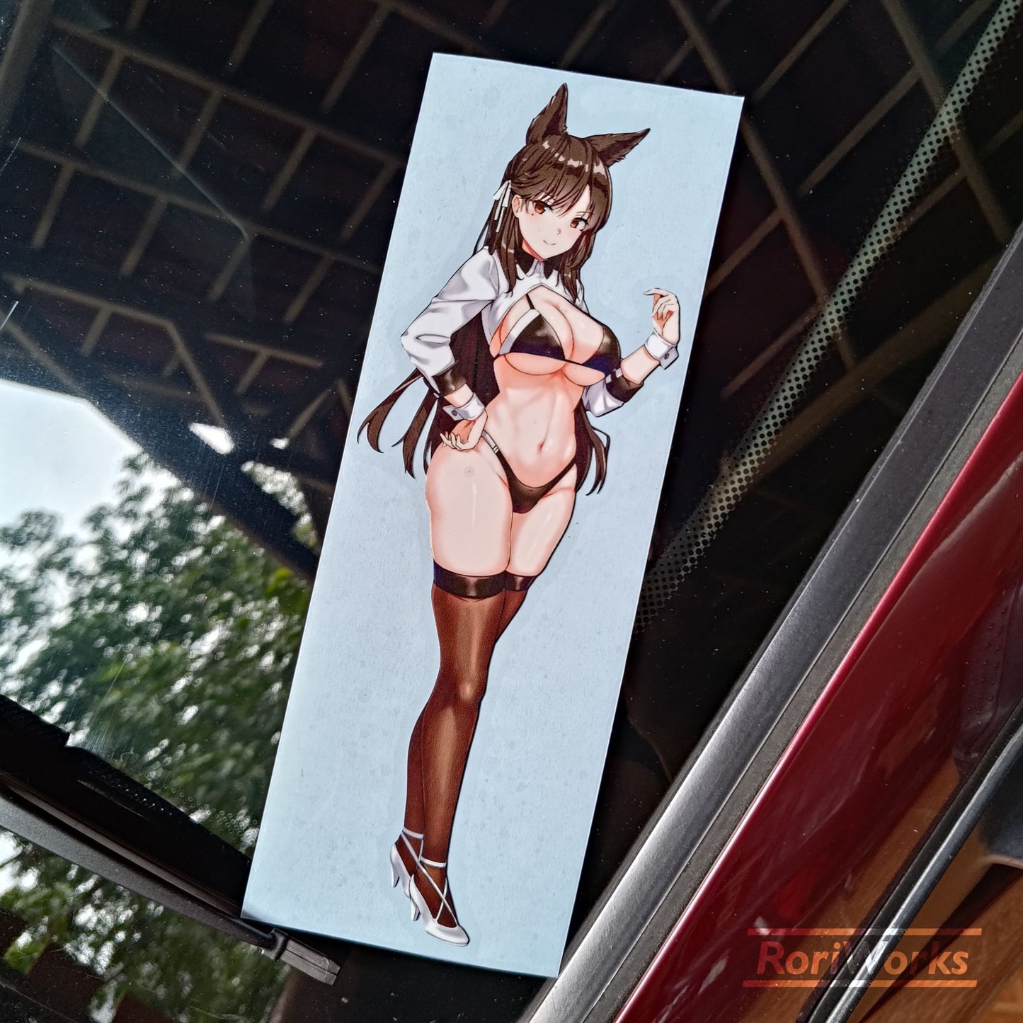 Stiker - Atago (Race Queen)