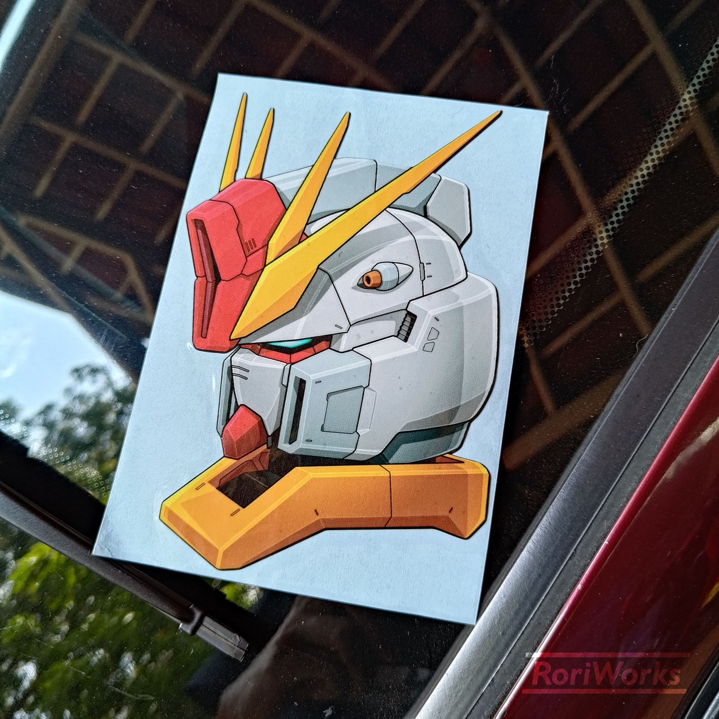 Stiker ZZ Gundam Head
