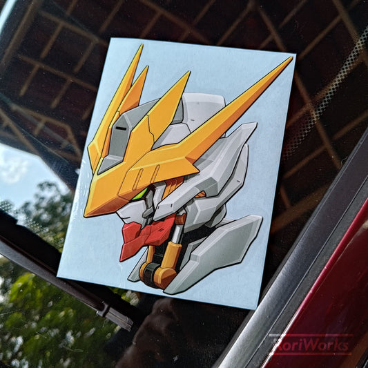 Stiker - Gundam Barbatos Lupus Rex Head
