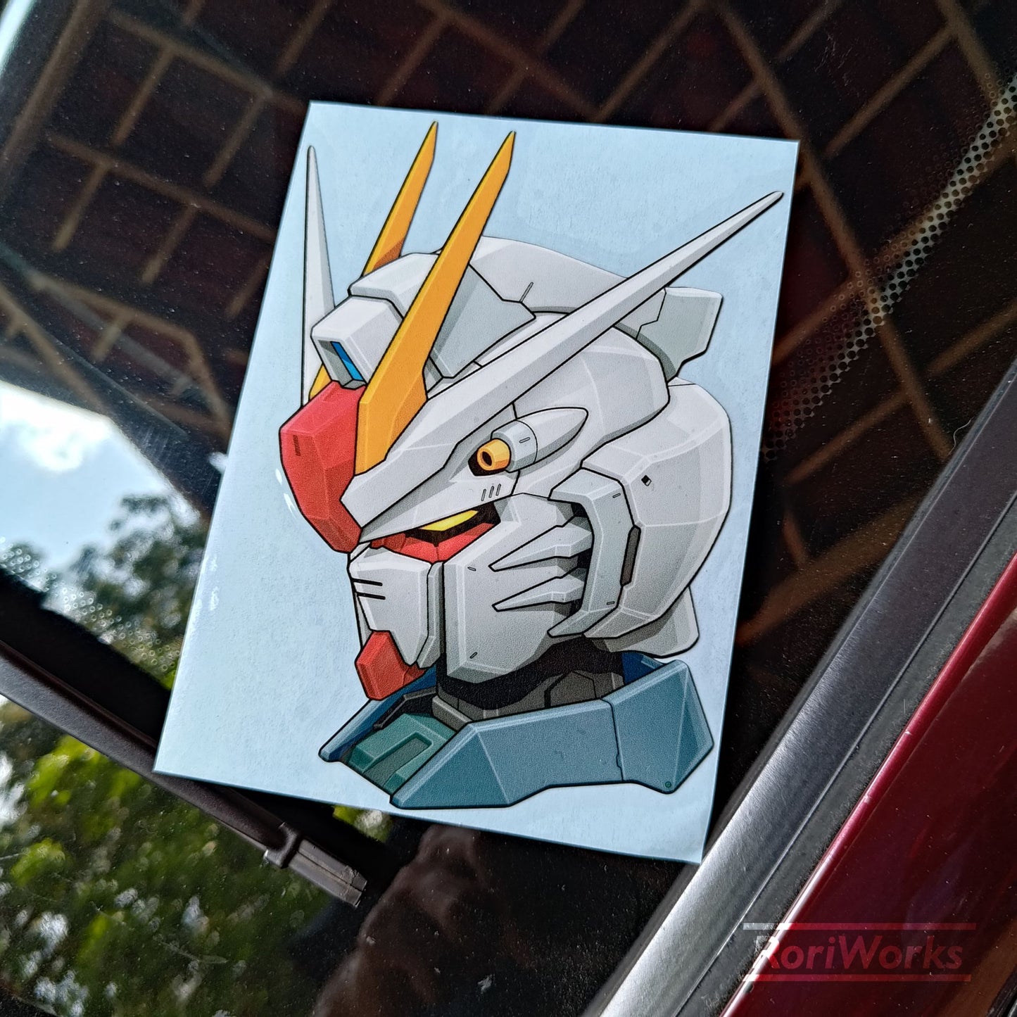 Stiker Freedom Gundam Head