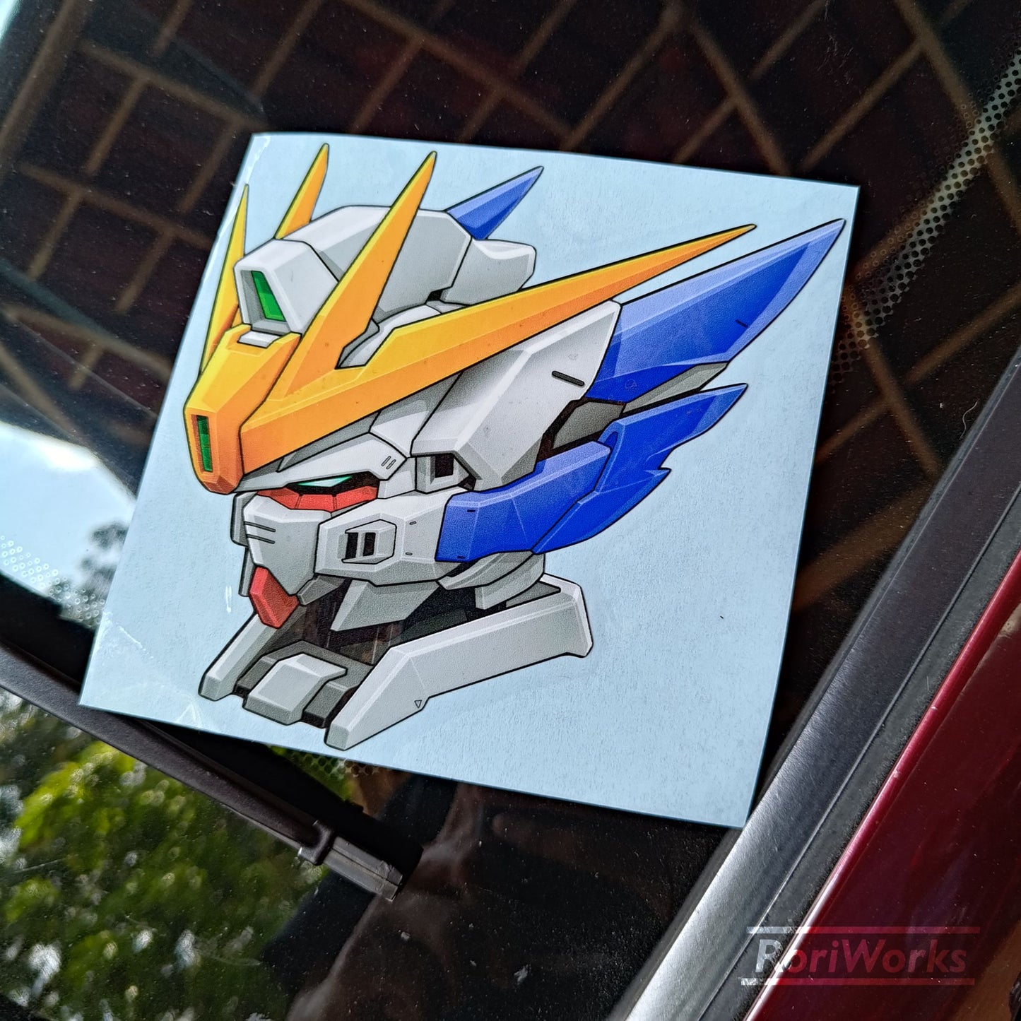 Stiker Wing Gundam Zero EW Head